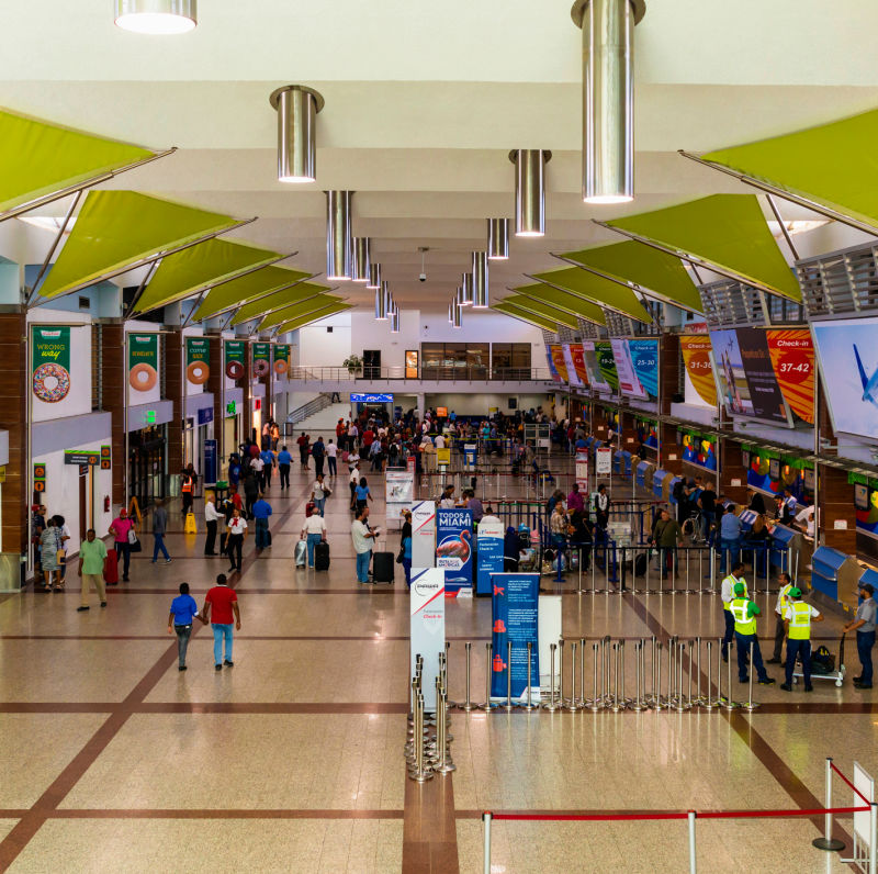 Punta Cana's busy airport