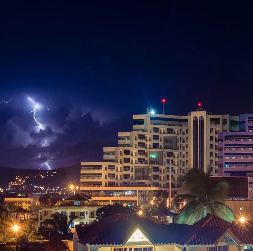 Lightning Strike in Santo Domingo