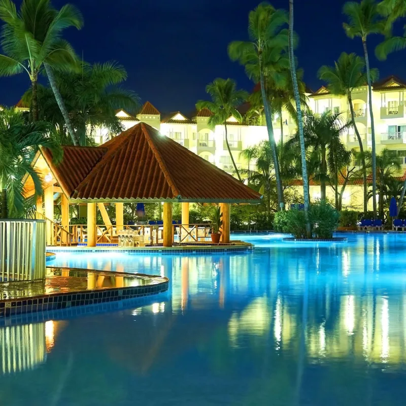 Hotel Pool in Dominican republic 