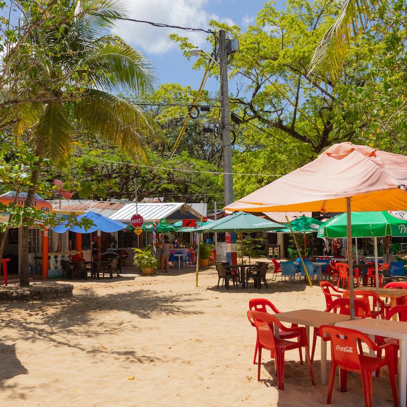 Local bars and restaurants in Sosua Beach