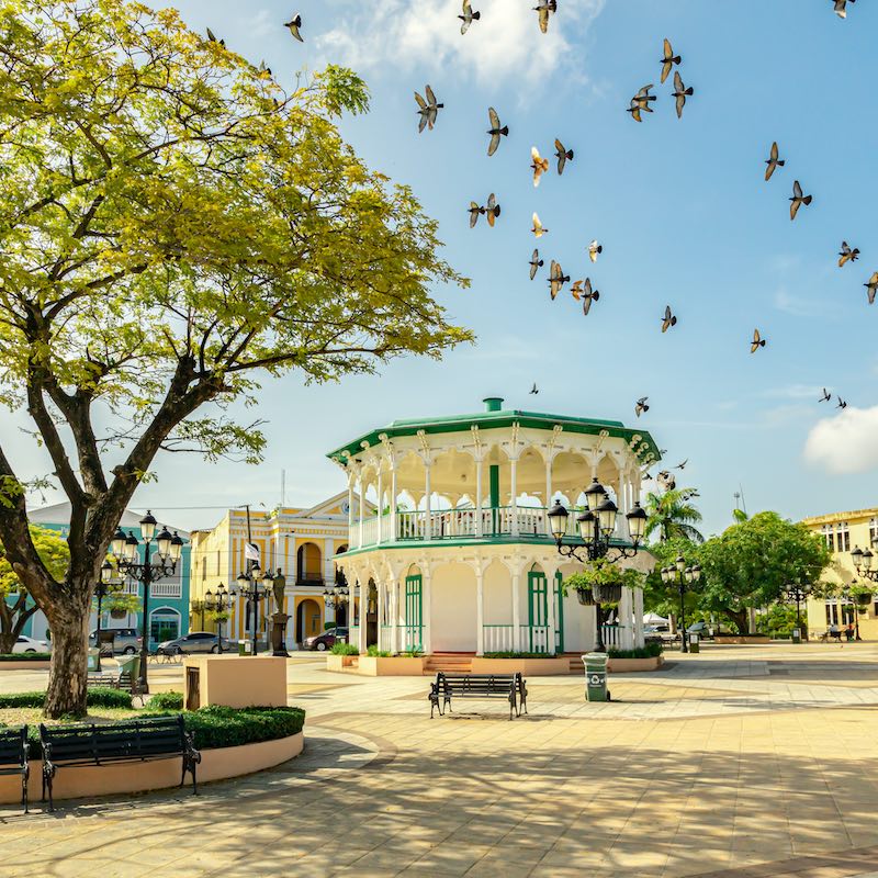 Puerto Plata square, Dominican Republic