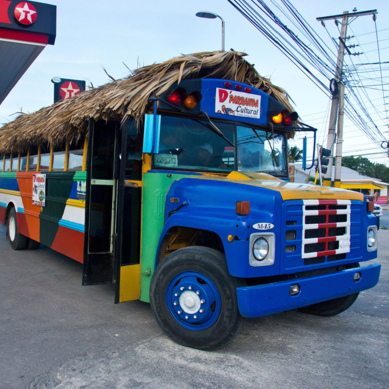Punta Cana tourist bus