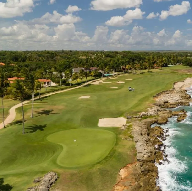 Casa de Campo aerial view of golf course