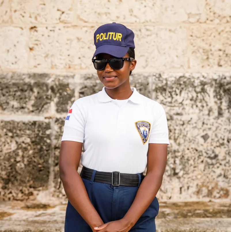 Female tourism police officer