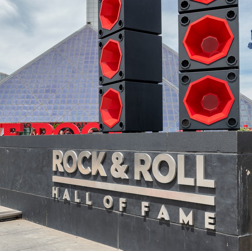 Rock & Roll hall of fame entrance