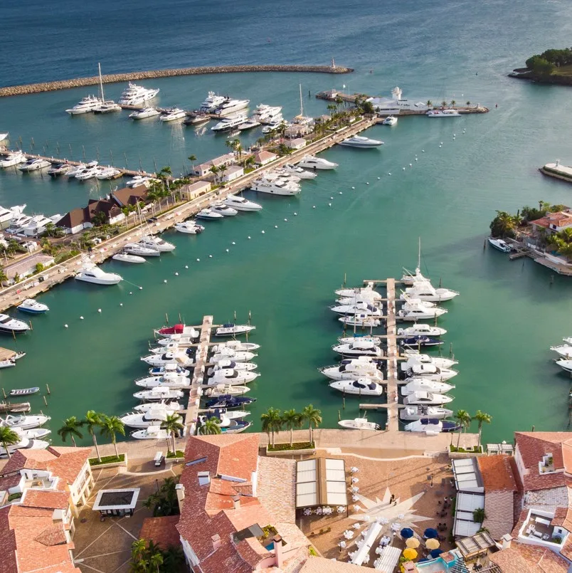 Marina with boats