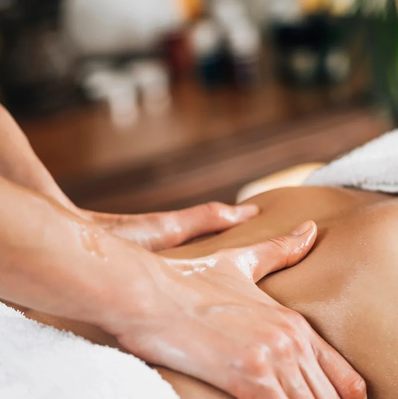 a relaxing body massage at a luxurious resort