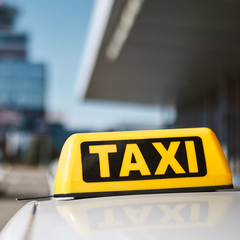 taxi roof sign
