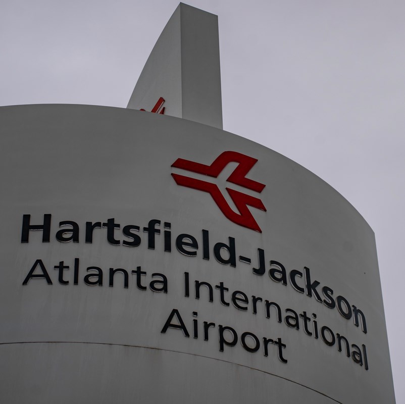 Atlanta airport sign