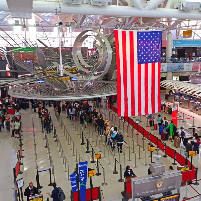 John F Kennedy Airport check-in