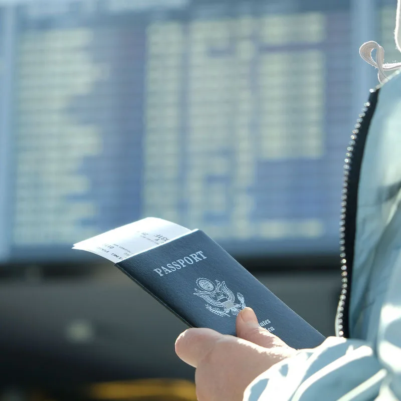 U.S. passport holder bound for travel 