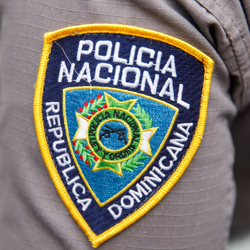 Dominican Republic national police arm patch