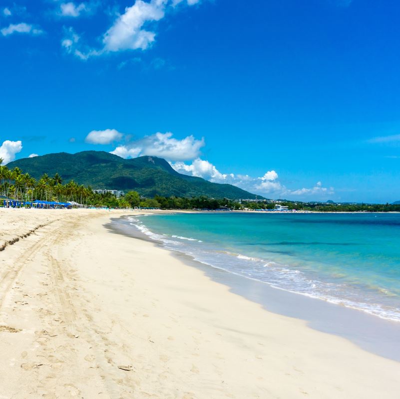 A beautiful beach in Punta Cana