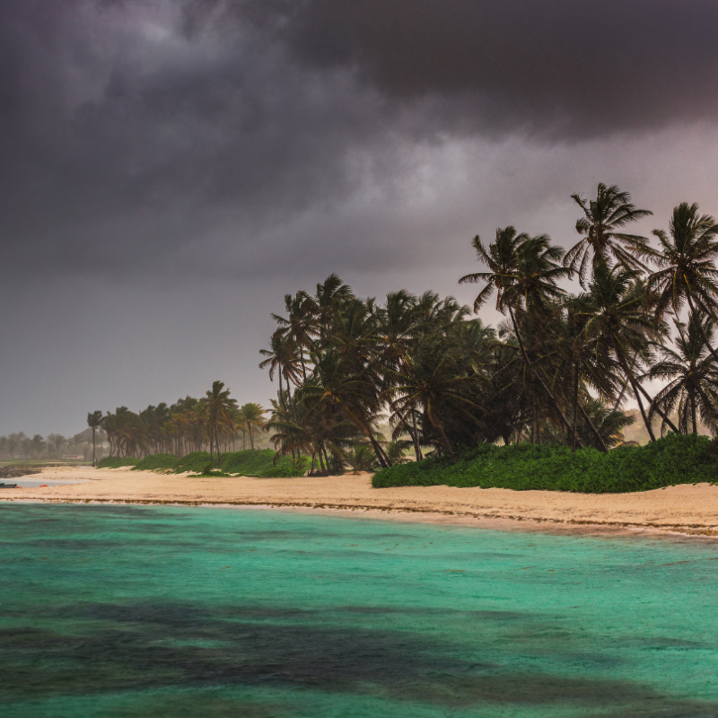 Storm in the Dominican Republic