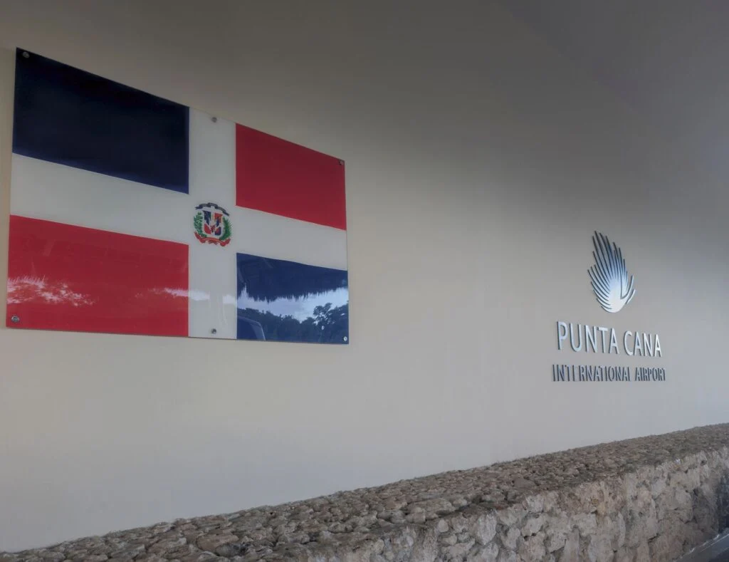 Punta cana airport sign