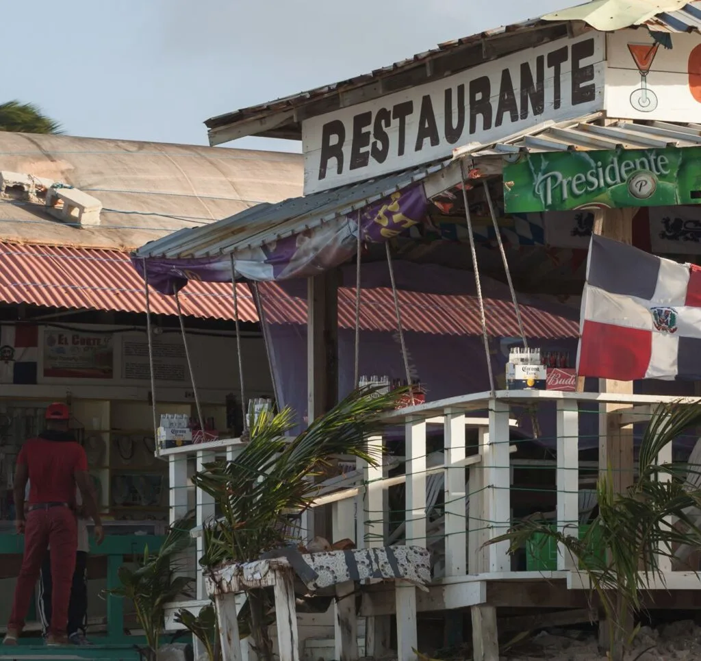 Restaurant on beach