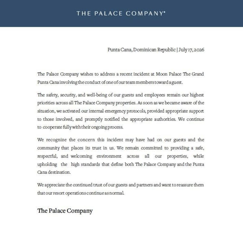 Moon Palace Statement