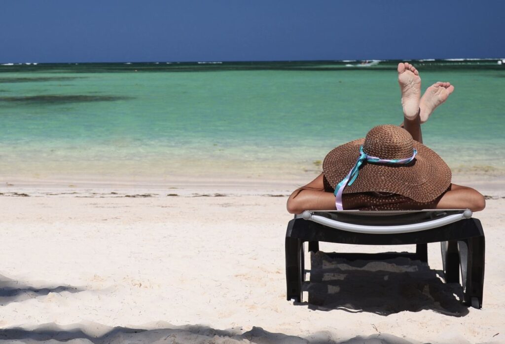 Punta cana Beach Sunbather