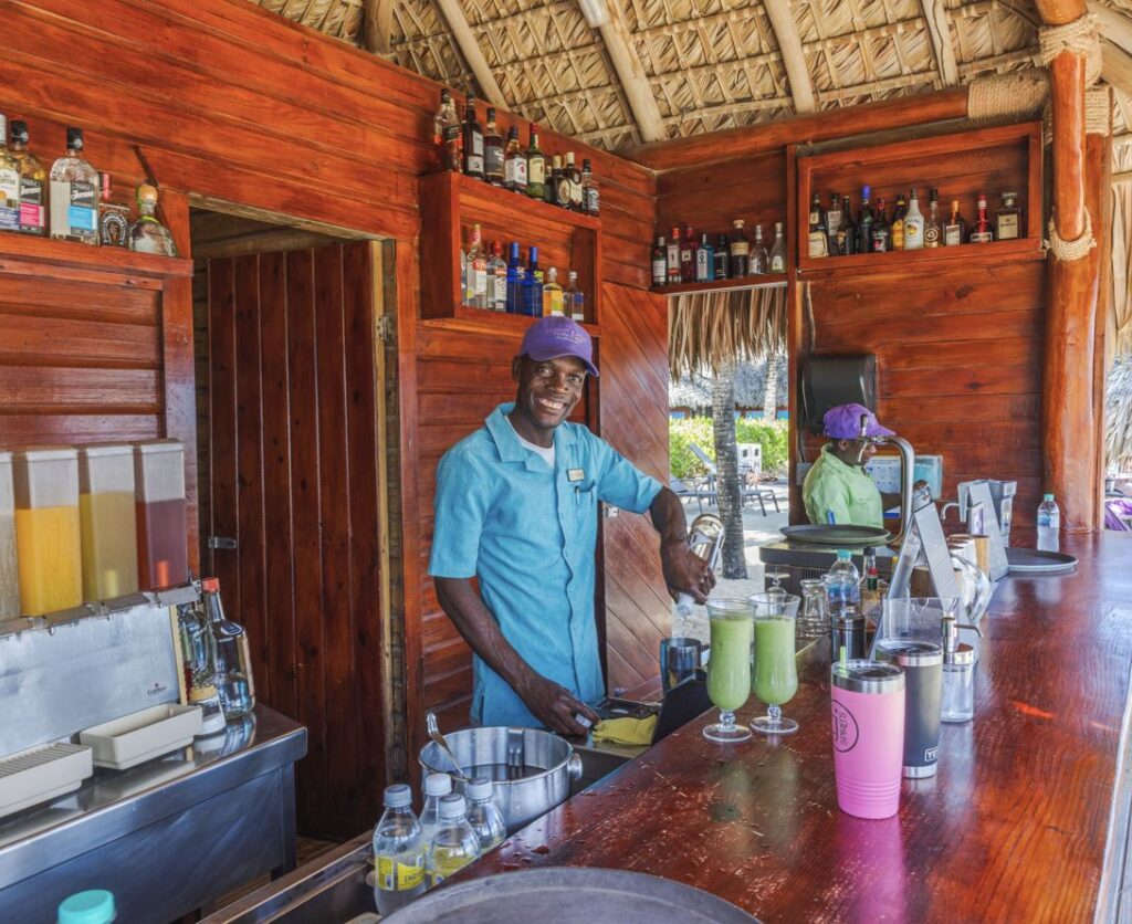Resort staff Bartender
