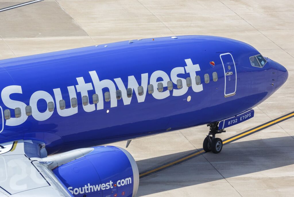 Southwest airlines plane